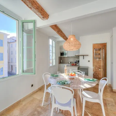 Appartement Ange 100M De La Mer - Happy Rentals Antibes Extérieur photo